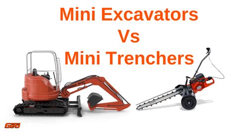 mini excavator vs trencher|digging footings with mini excavator.